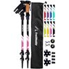 Image 1 : NEW TRAIL BUDDY COLLPSIBLE TREKKING POLES- PINK