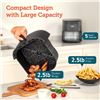 Image 2 : COSORI PRO LE 5QT AIR FRYER MODEL # CAF-L501-KUS