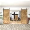 Image 1 : NEW WINSOON DOUBLE BARN DOOR HARDWARE - 13FT