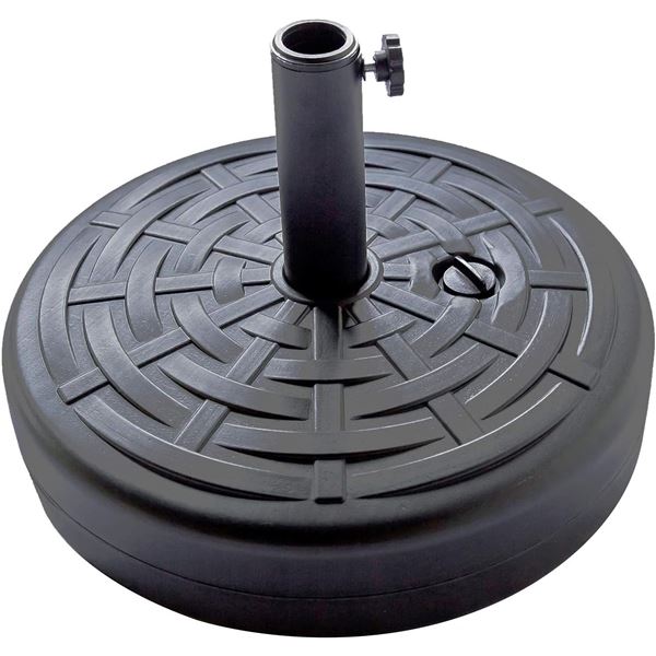 NEW FLAME AND SHADE 60LB ROUND WATER FILLABLE BASE