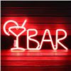 Image 1 : NEW IKEFE REMOTE LED BAR SIGN FAUX NEON