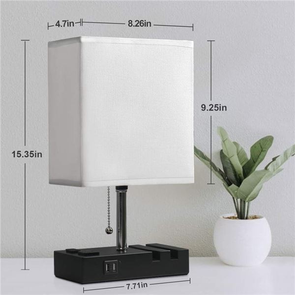 NEW UNPACKED LIFEHOLDER BEDSIDE LAMP