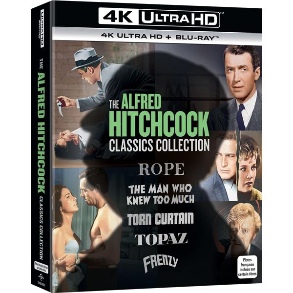 NEW 4K ULTRA HD + BLU-RAY THE ALFRED HITCHCOCK