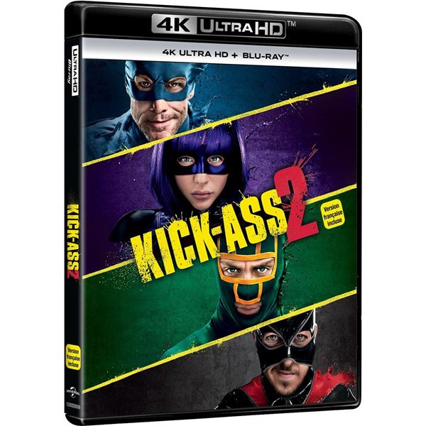 NEW 4K ULTRA HD + BLU-RAY KICK ASS 2 WITH BONUS