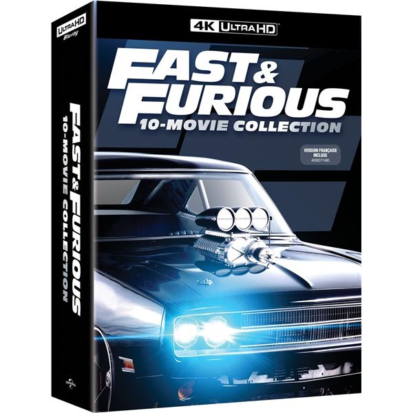 NEW 4K ULTRA HD BLU-RAY FAST AND FURIOUS COMPLETE