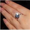 Image 5 : 3 CT GRA CERTIFIED MOISSANITE 925 STERLING SILVER
