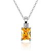 Image 2 : 1 CT GRA CERTIFIED MOISSANITE 925 SILVER NECKLACE