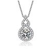 1 CT GRA CERTIFIED MOISSANITE 925 SILVER NECKLACE