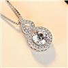 Image 2 : 1 CT GRA CERTIFIED MOISSANITE 925 SILVER NECKLACE