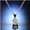 Image 1 : 2 CT GRA CERTIFIED MOISSANITE 925 SILVER NECKLACE