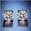 Image 2 : 2 CT GRA CERTIFIED MOISSANITE 925 SILVER EARRINGS
