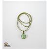 Image 1 : WIRE WRAPPED RAW GREEN AVENTURINE