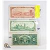 Image 2 : 1937- $1- 1967-$1- 1954 $1 BANK NOTES