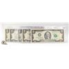 Image 1 : 5 PCS. COLLECTABLE 1976 USA $2 DOLLAR BILLS