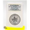 Image 1 : CANADA 2014 $10 MAPLE LEAF ULTRA CAMEO