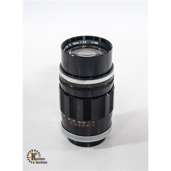 CANON 135MM LF LENS 1:25, MADE IN JAPAN