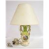 Image 1 : VINTAGE LAMP WITH FRENCH COURTING SCENE H-25"