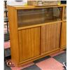 Image 1 : VINTAGE CEDAR GLASS DOOR STORAGE CABINET