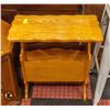 Image 1 : MAGAZINE STAND/END TABLE H-24" W-13.5" L-23.5"