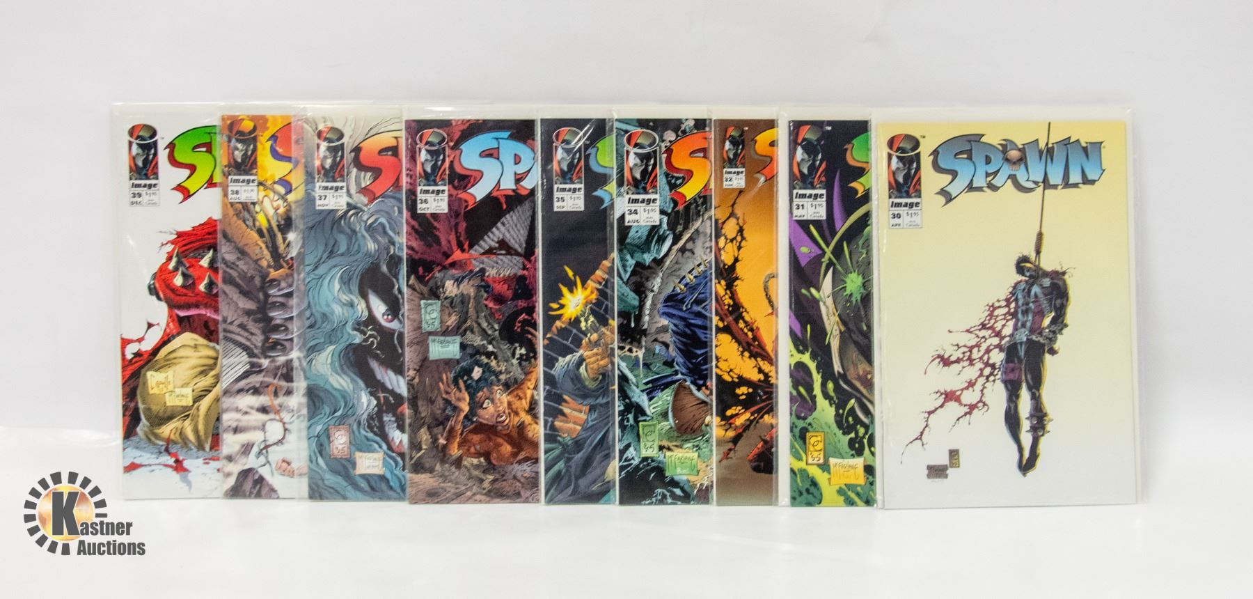 IMAGE SPAWN #30-39 COMIC LOT
