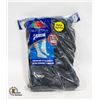 Image 1 : BLACK CREW SOCKS 12-16 SIZE 6-PACK FRUIT OF