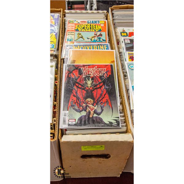 LONG BOX OF COMICS MARVEL DC MISC