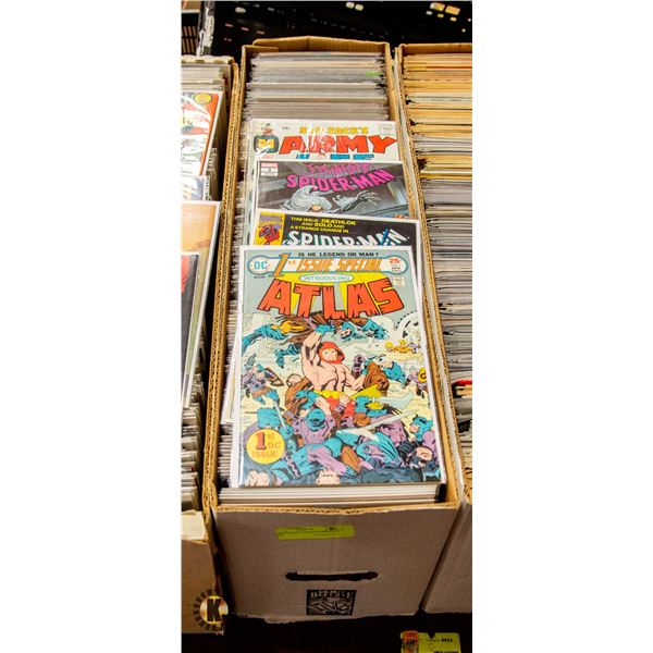 LONG BOX OF COMICS MARVEL DC MISC