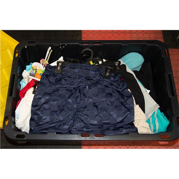 TOTE OF WOMEN CLOTHES