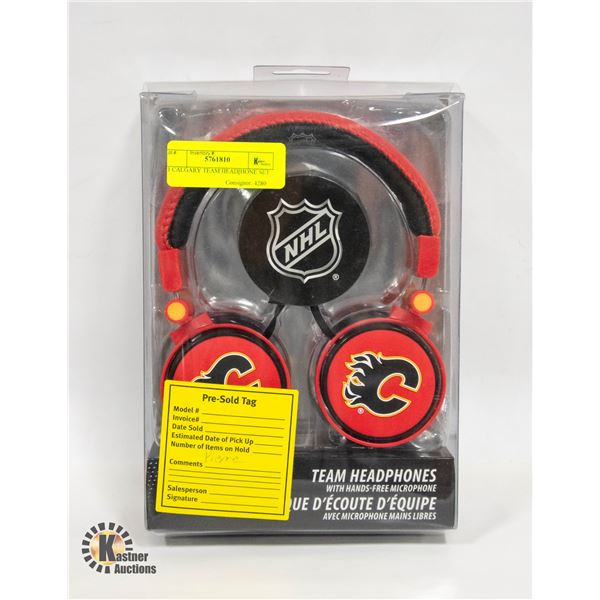 CALGARY TEAM HEADPHONES SET