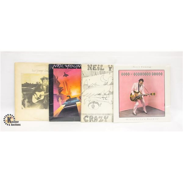 4 NEIL YOUNG RECORDS