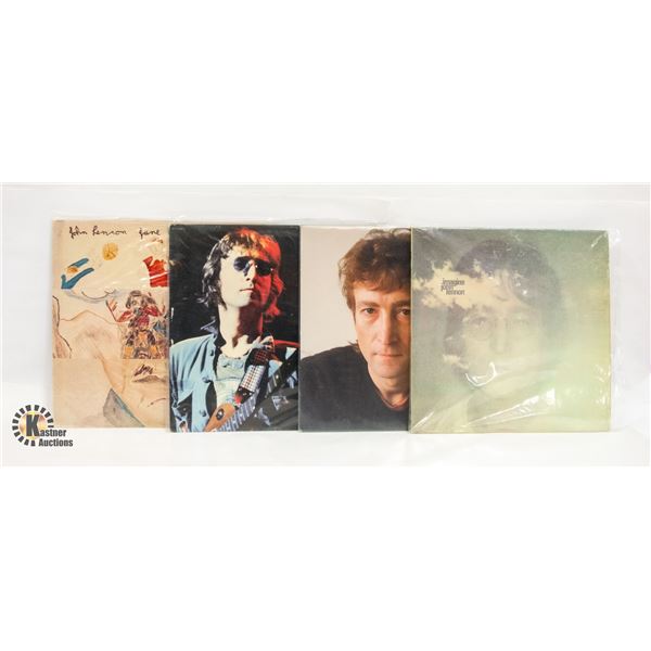 4 JOHN LENNON RECORDS