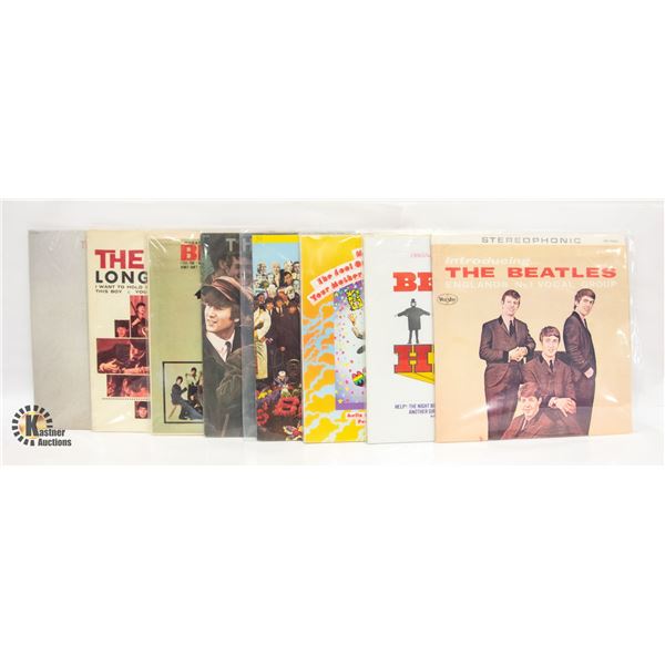 8 BEATLES RECORDS