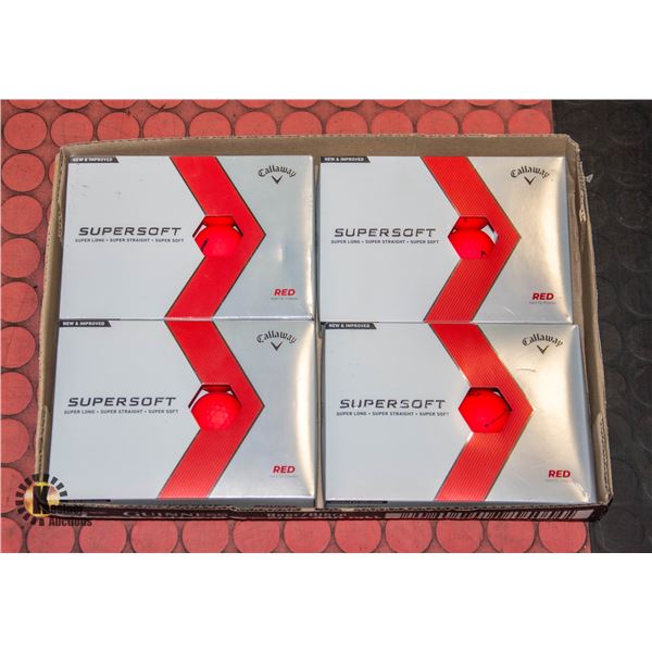 FLAT CALLAWAY SUPERSOFT RED