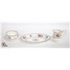 ROYAL ALBERT AMERICAN BEAUTY SUGAR CREAMER SET