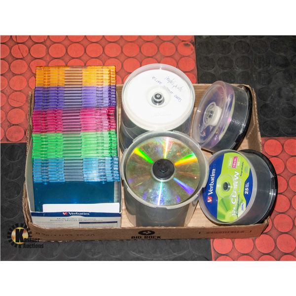 ASST BLANK CD/DVD & CASES