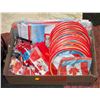 Image 1 : BOX OF CANADA DAY MISCELLANEOUS ITEMS