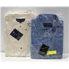Image 1 : NEW MENS SHIRTS 1DENIM/1NATURAL SIZE 2XL