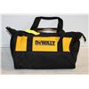 Image 1 : SMALL DEWALT TOOLBAG APPROX 8" LONG 5" TALL