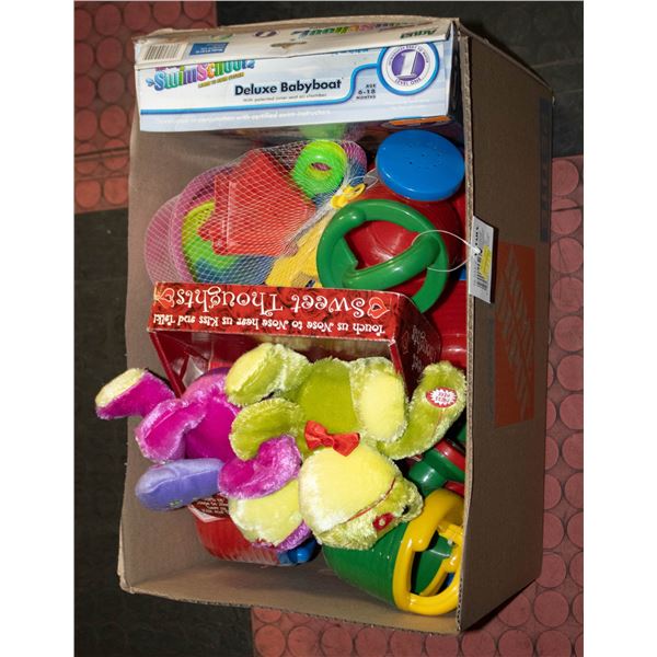 BOX OF KIDS TOYS