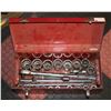 Image 1 : RED TOOL BOX WITH VARIOUS CONTENTS