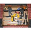 FLAT OF VARIOUS BAR CLAMPS INCL. TWO 12"-