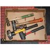 FLAT WITH ASSORTMENT OF HAMMERS INCL.