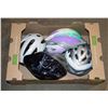 Image 1 : 4 CHILDREN'S BIKE HELMETS