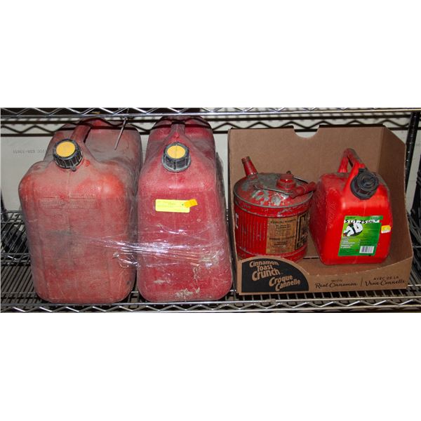 PAIR OF 25L FUEL CANS