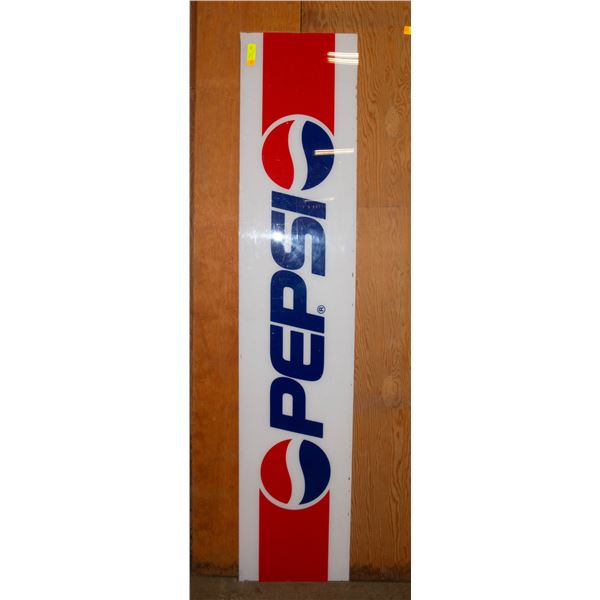 PEPSI DECOR SIGN FRONT 72  X 15 