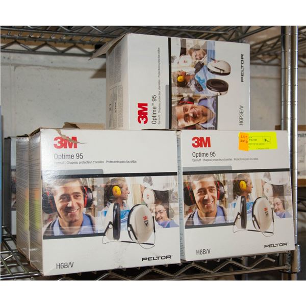 BUNDLE W/9 BOXES OF HEARING PROTECTION