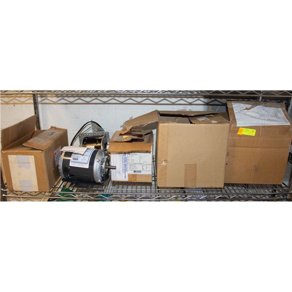 SHELF OF FURNACE MOTORS
