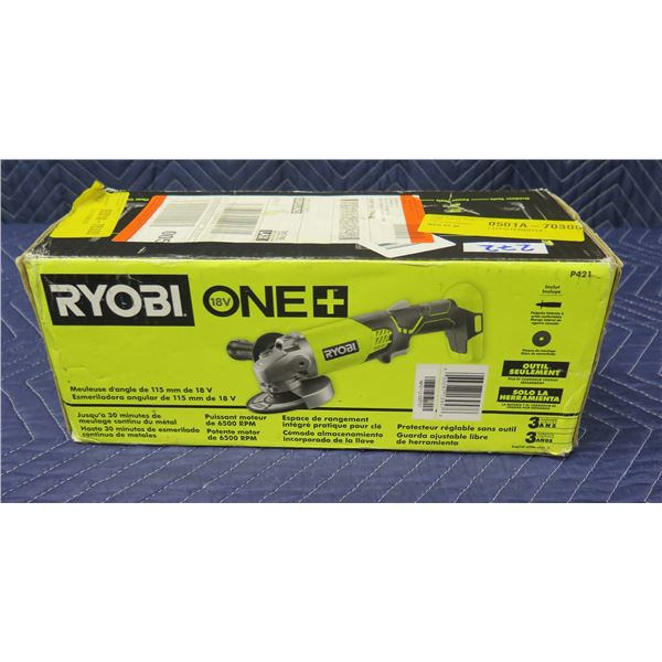 Ryobi One+ P421 Angle Grinder  (Tool Only)