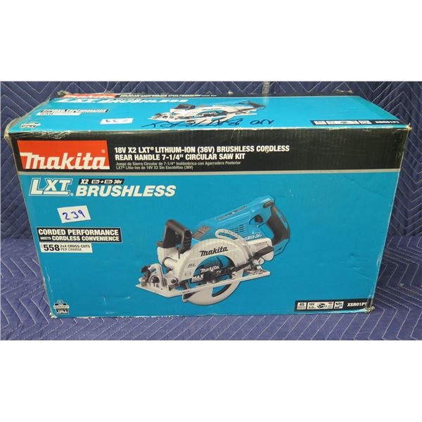 Makita XSR01PT Brushless Circular Saw Kit   (no battery)