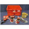 Image 1 : Milwaukee Packout Tool Storage Unit (no lid) w/ Hammer Drill, Impact Driver & Charger